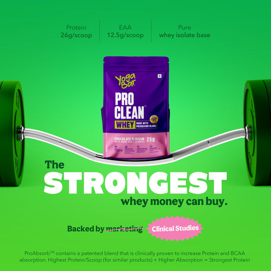 Yoga Bar ProClean Whey with Monk Fruit (Chocolate)