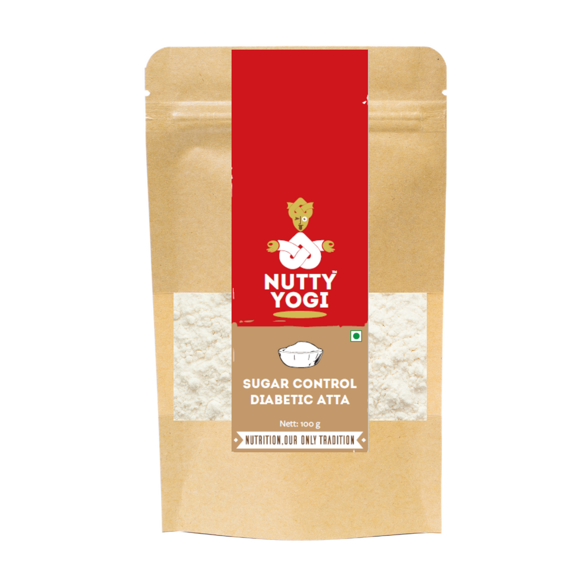 Nutty Yogi Low Sugar Atta Combo Diafit 4 Flours x 100g each