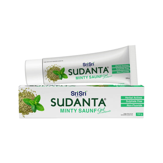 Sri Sri Tattva Sudanta Minty Saunf Gel Toothpaste