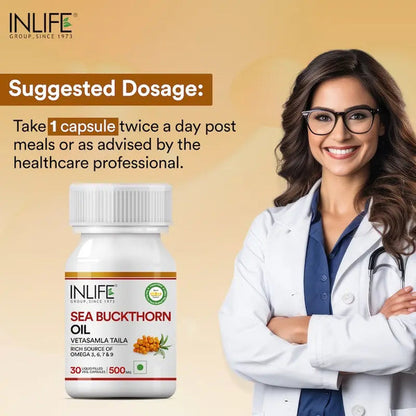 Inlife Sea Buckthorn Oil Capsules