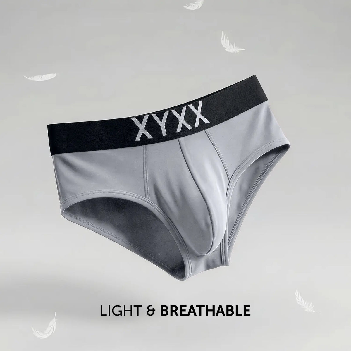 XYXX Alpha Tactel Briefs - Ash Grey - view 2