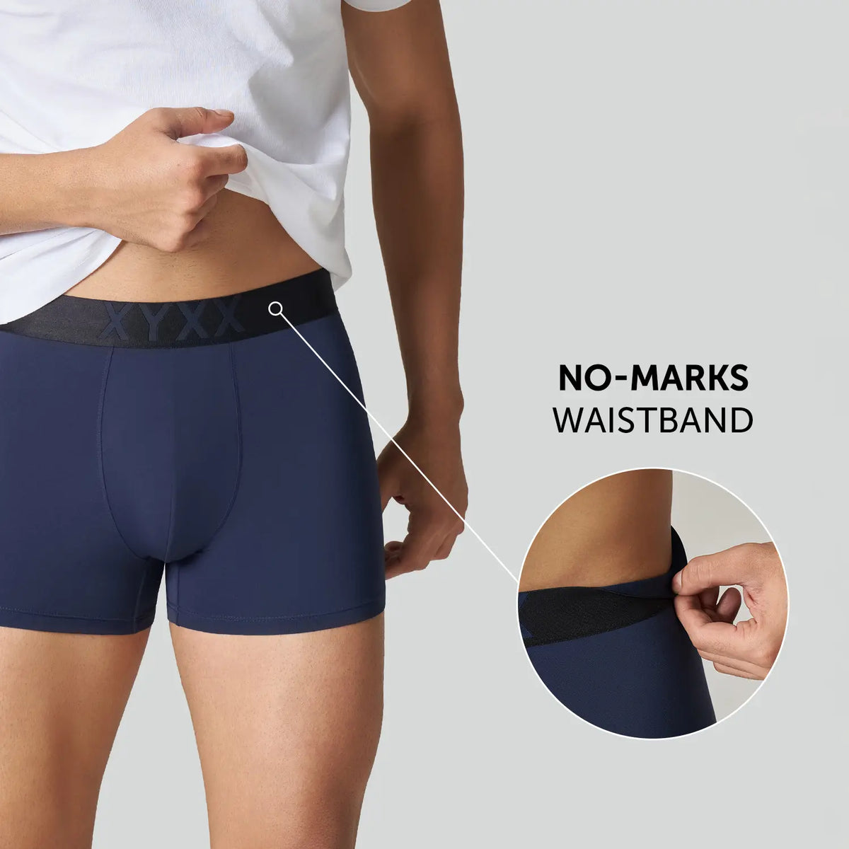 XYXX Alpha Tactel Trunks - Navy Blue - view 4