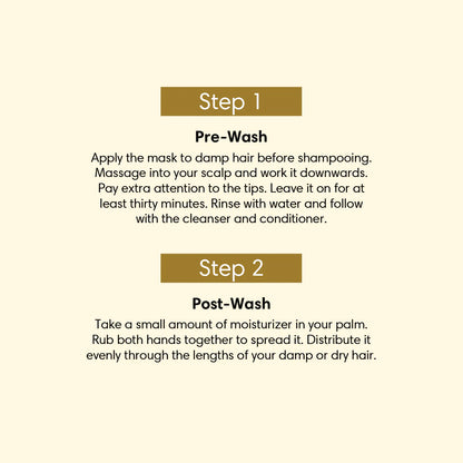 The Earth Collective Oily Scalp & Dry Hair Duo Trial Pack with mud pack and hair moisturizer. - Image 5