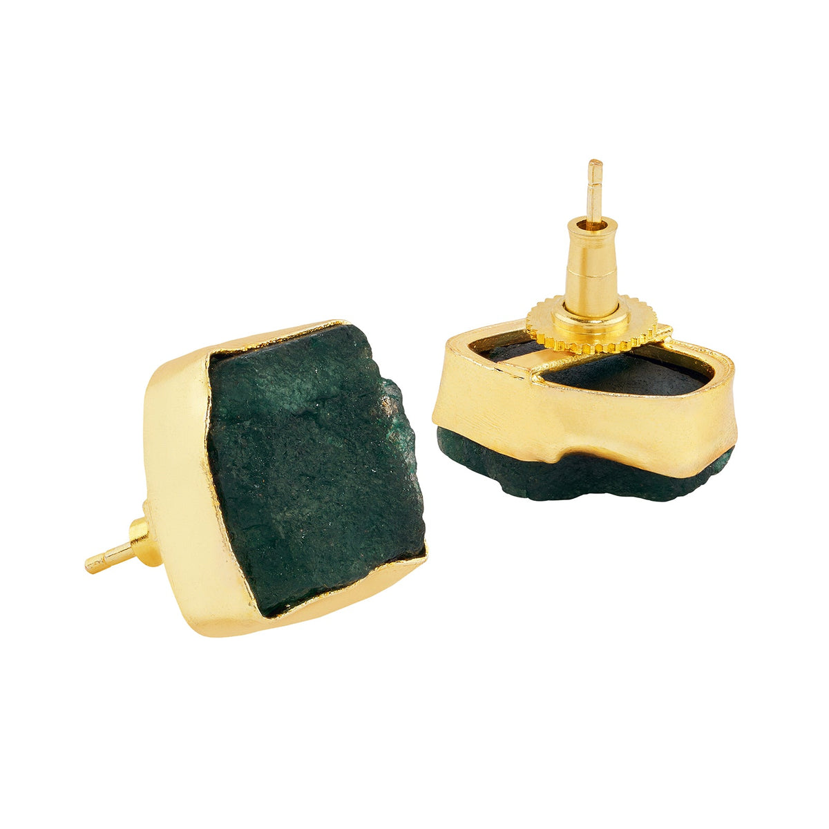 Joker and Witch Soléa Dark Green Natural Stone Necklace Set