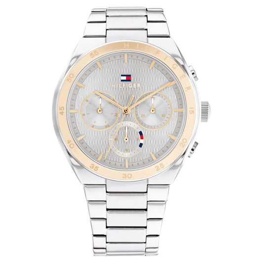 Tommy Hilfiger Multifunction Silver Dial Stainless Steel Strap Watch for Women - image 1