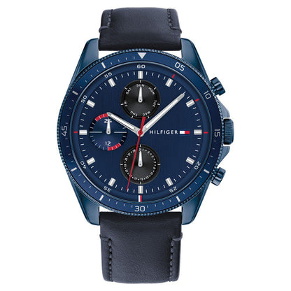 Tommy Hilfiger Quartz Multifunction Blue Dial Watch for Men - image 1