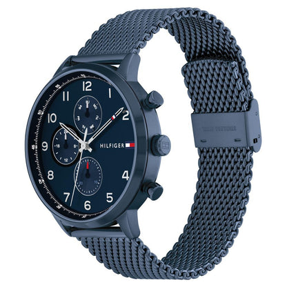 Tommy Hilfiger Multifunction Blue Dial Watch for Men