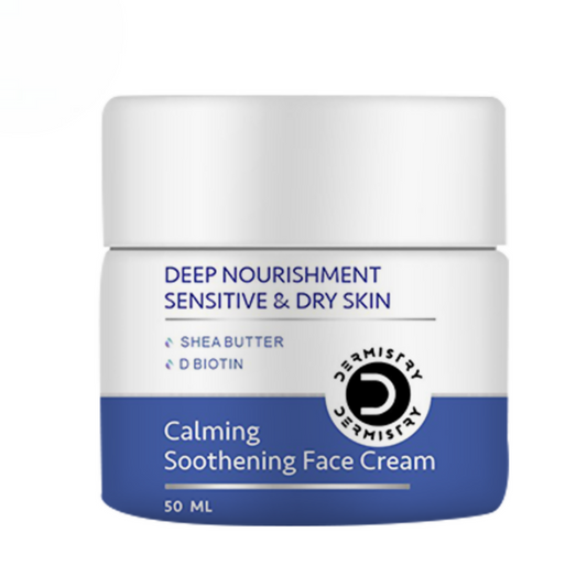 Dermistry Sensitive & Dry Skin Care Deep Nourishment Calming Soothing Face Cream 