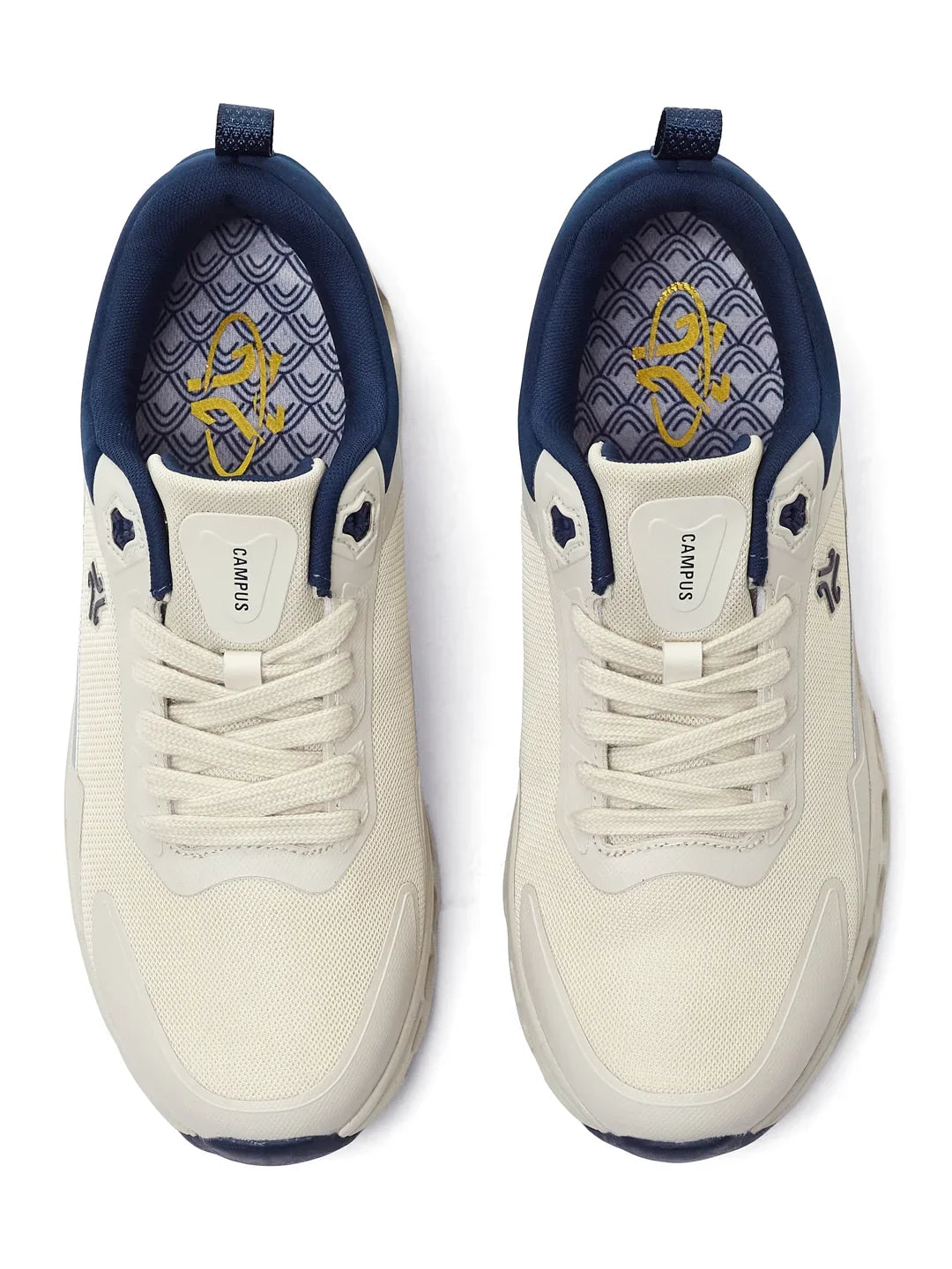 Campus TRASKO White Mens Running Shoes turtle dove
