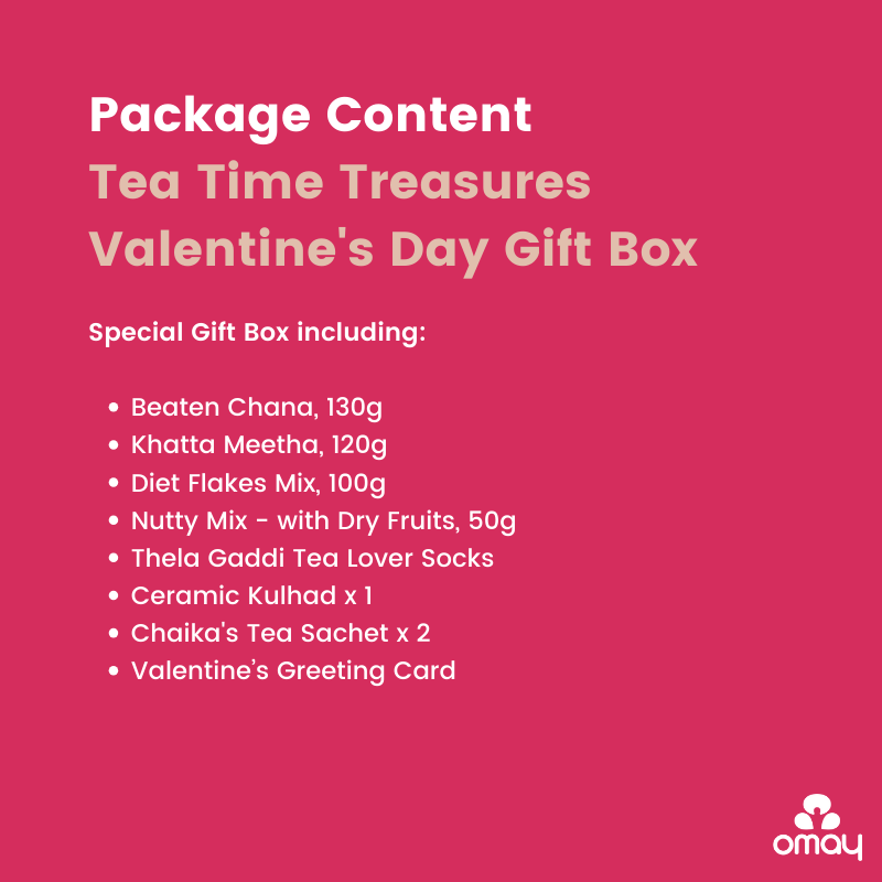 Omay Foods Tea Time Treasures Vday Gift Box