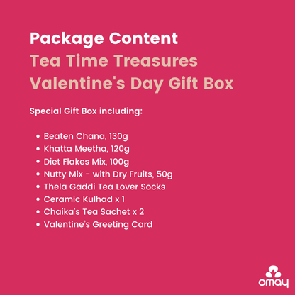 Omay Foods Tea Time Treasures Vday Gift Box