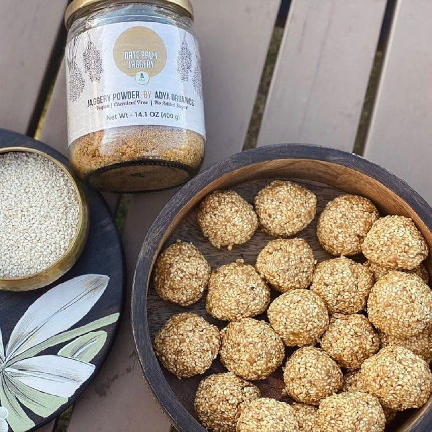Adya Organics Til Gud Laddus - PUSHMYCART