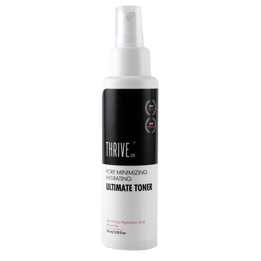 ThriveCo Ultimate Toner for Open Pores in a sleek bottle, visibly reducing pore size for clearer skin. - Image 2