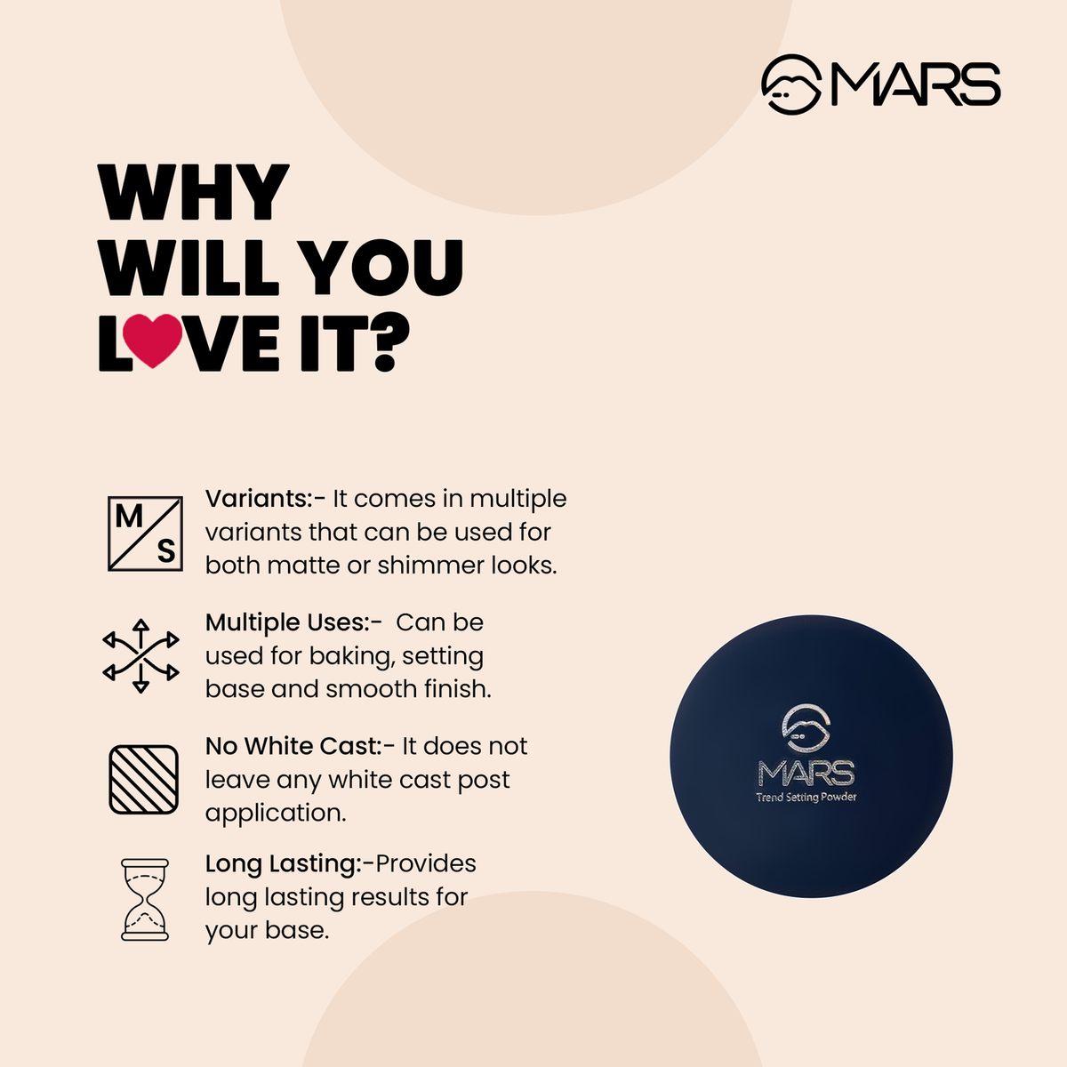 Mars Loose Powder  Trend Setting Powder