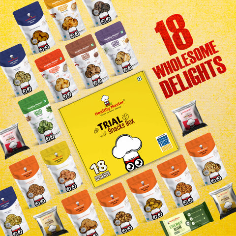Healthy Master Trial Snack Box 18 Wholesome Delights - PUSHMYCART