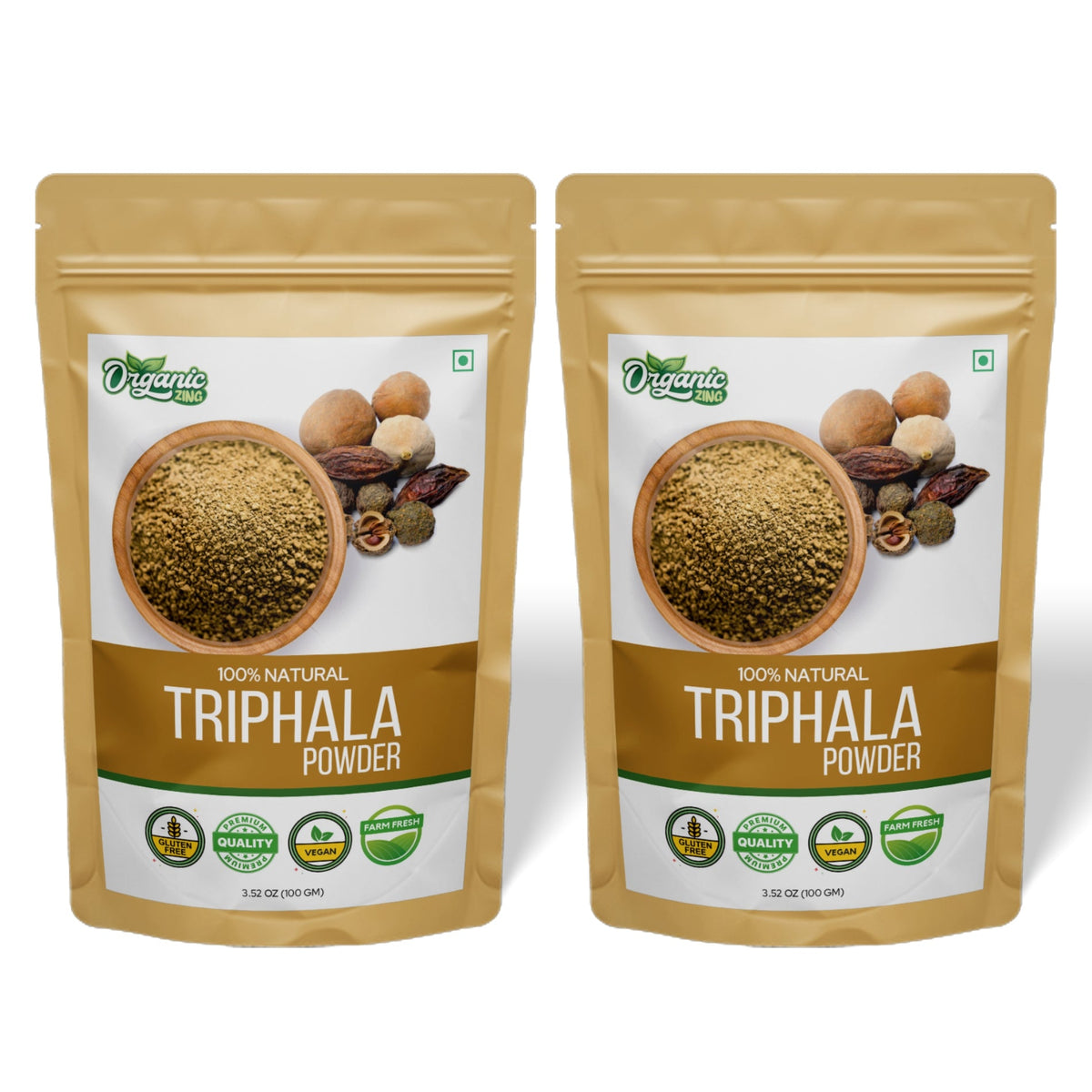 Organic Zing Triphala Powder