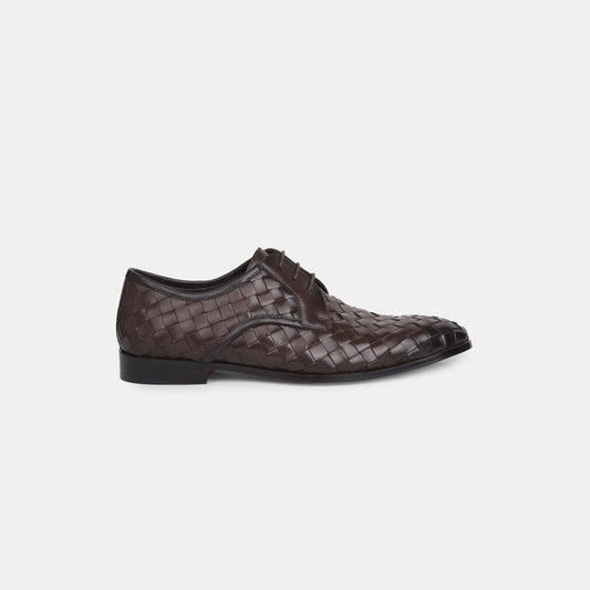 Hush Puppies Brown Derby Formal Shoes for Men Style 8244998