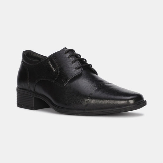 Hush Puppies Black Derby Formal Shoes for Men Style 8246103