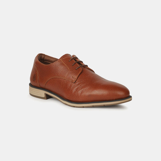 Hush Puppies Tan Lace Up Formal Shoes for Men Style 8253985