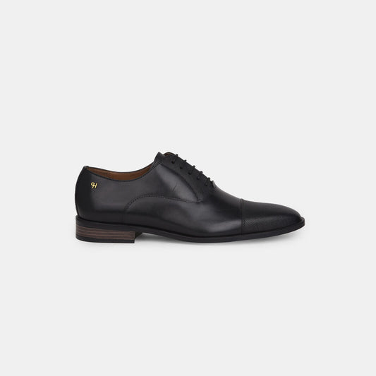 Hush Puppies Black Oxford Formal Shoes for Men Style 8346203