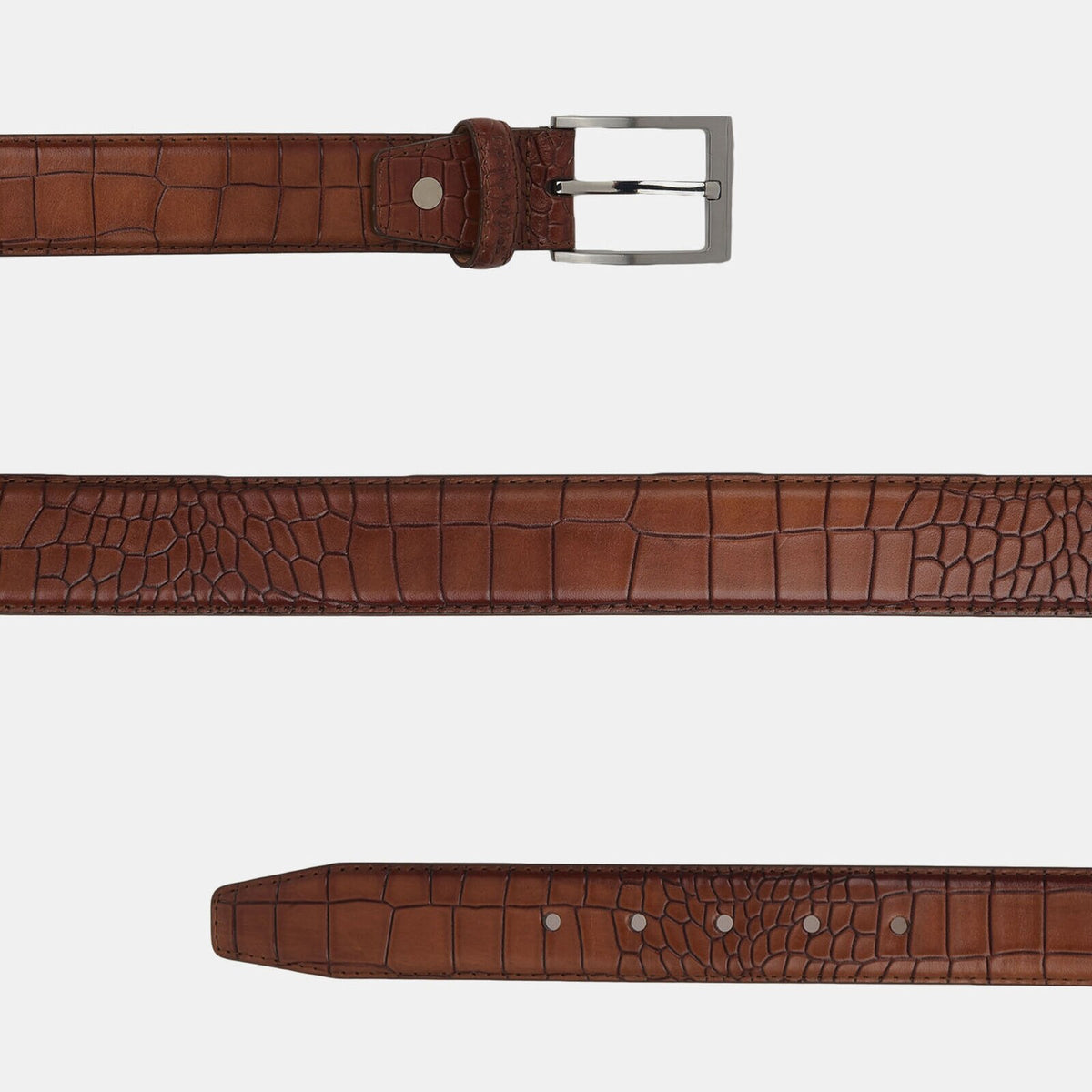 Hush Puppies Tan Belt for Men Style 9903030