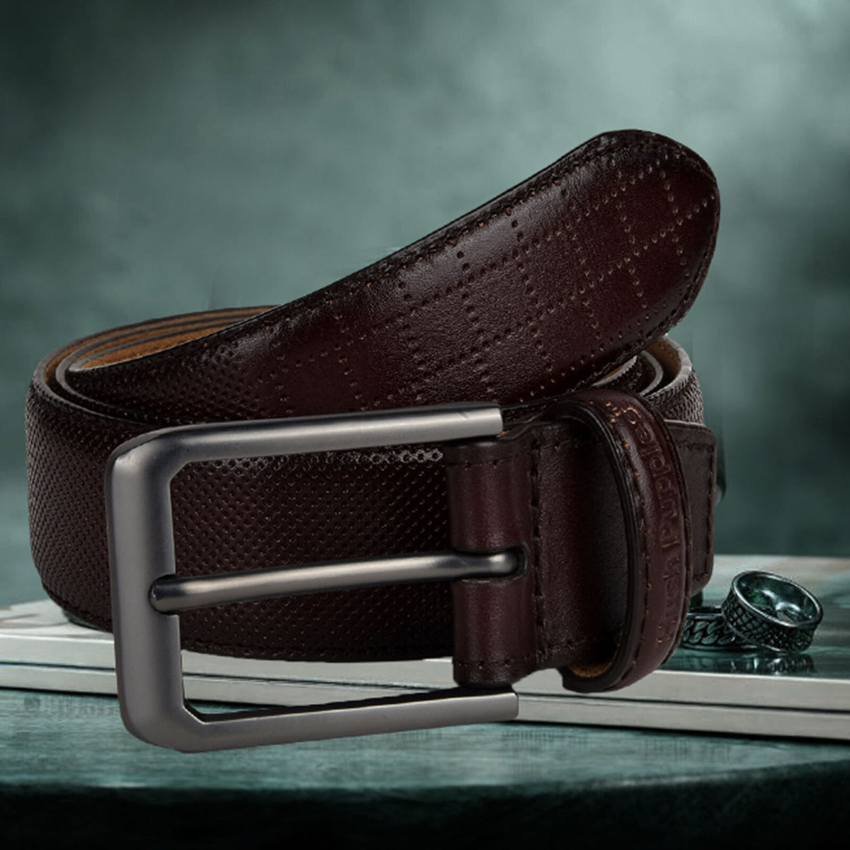Hush Puppies Red Belt for Men Style 9905018