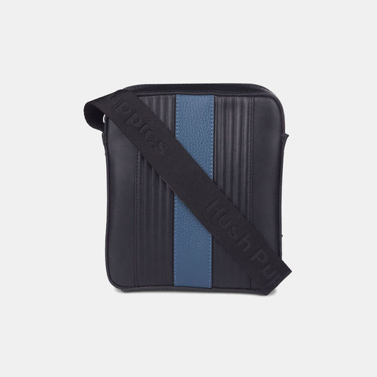 Hush Puppies Black Bags for Men Style 9906096