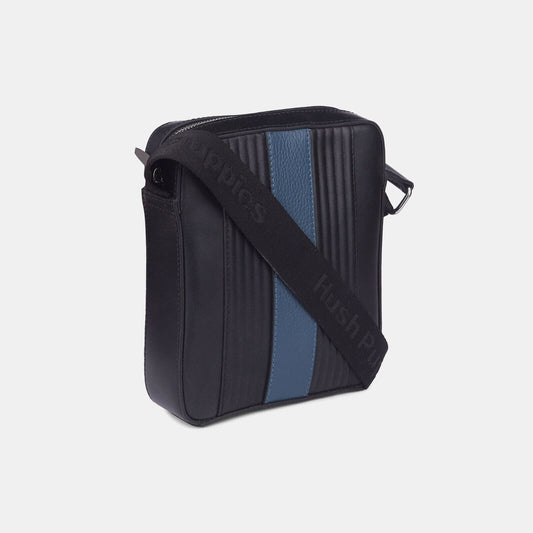 Hush Puppies Black Bags for Men Style 9906096
