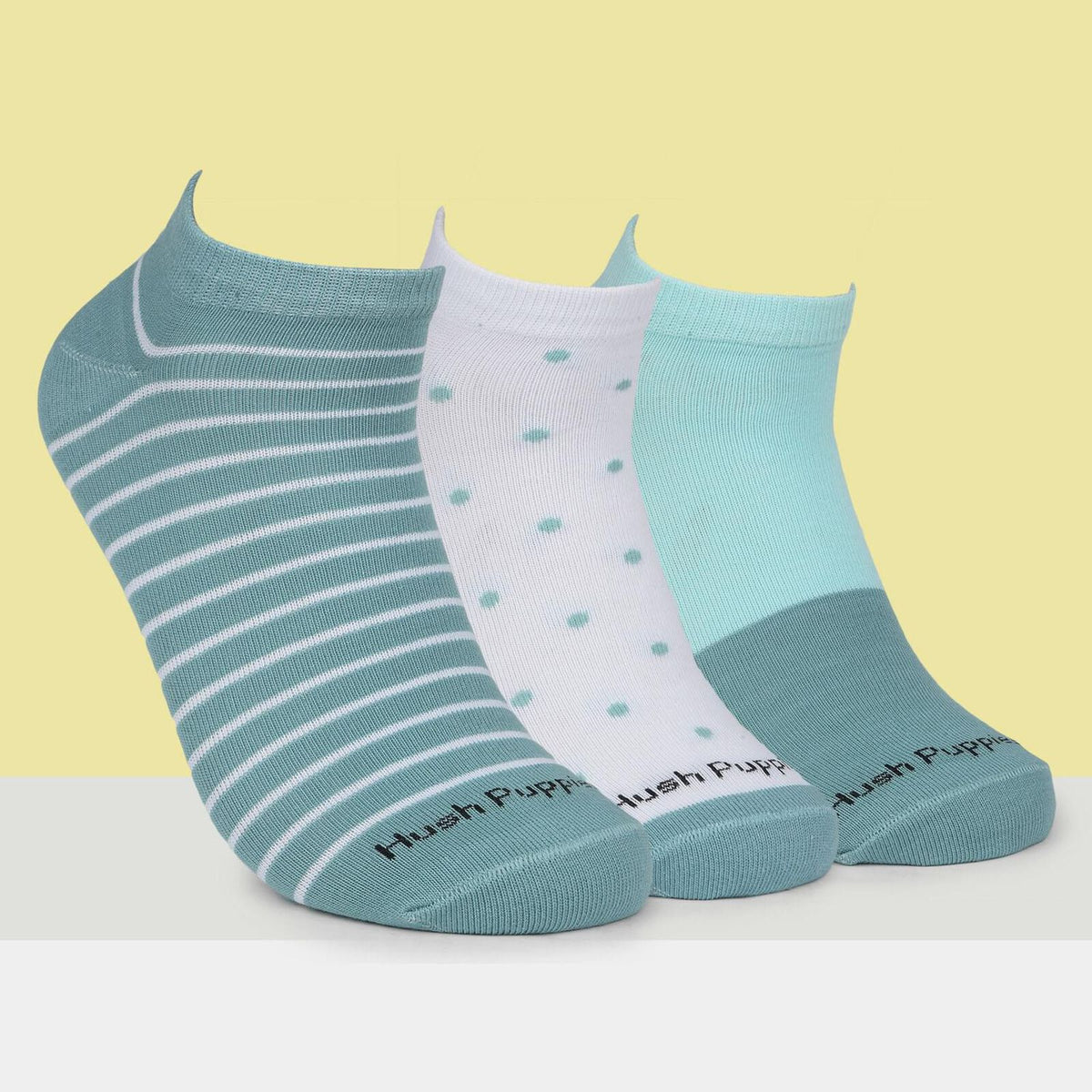 Hush Puppies Light Green Socks for Men Style 9907012