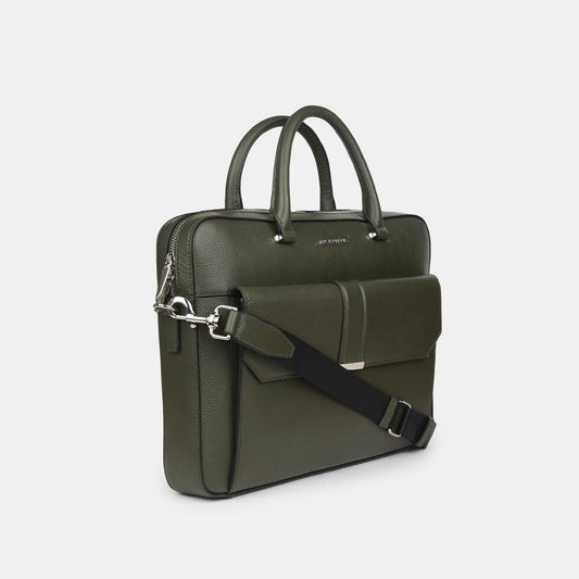 Hush Puppies Olive Laptop Bag for Men Style 9907054