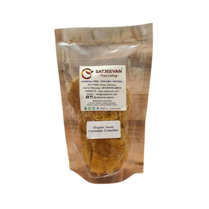 Satjeevan Organic Jowar Coriander Crunchies
