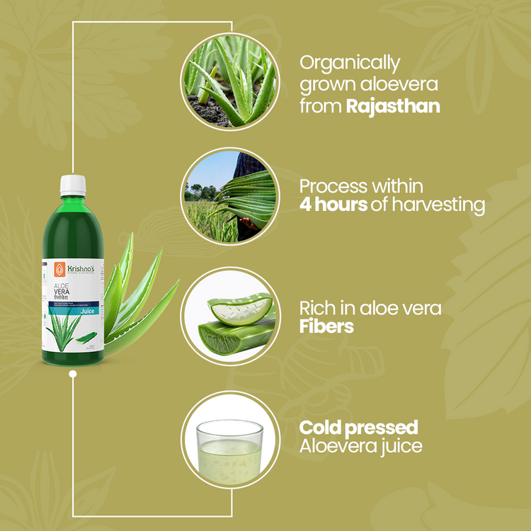 Krishna'S Herbal & Ayurveda Aloe Vera Juice 