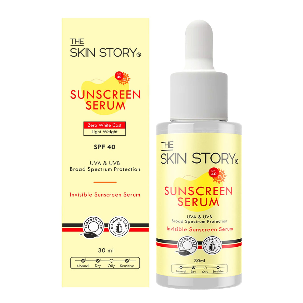 The Skin Story Liquid Sunscreen Serum SPF 40 PA+++