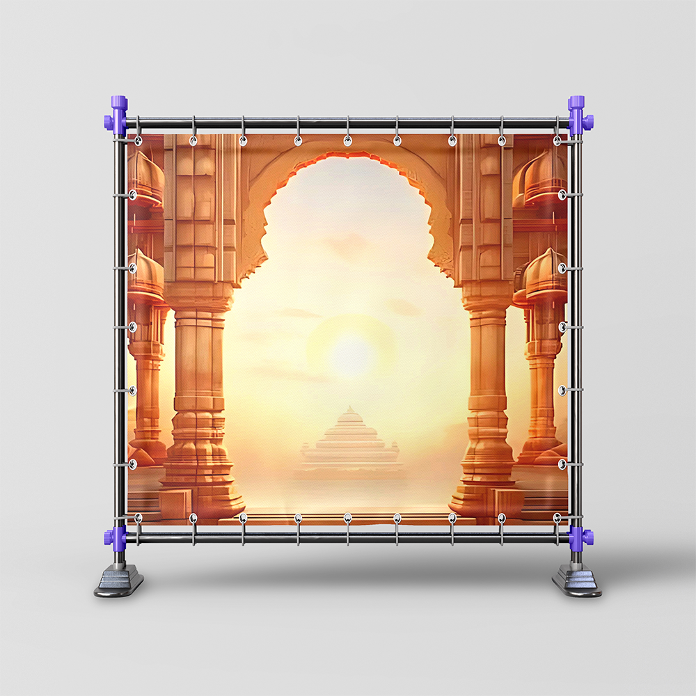 Back Drop India Divya Prabhat Darshan