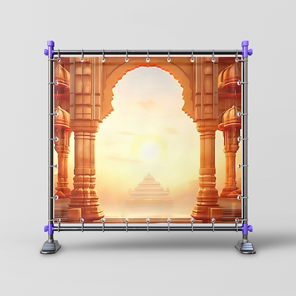 Back Drop India Divya Prabhat Darshan