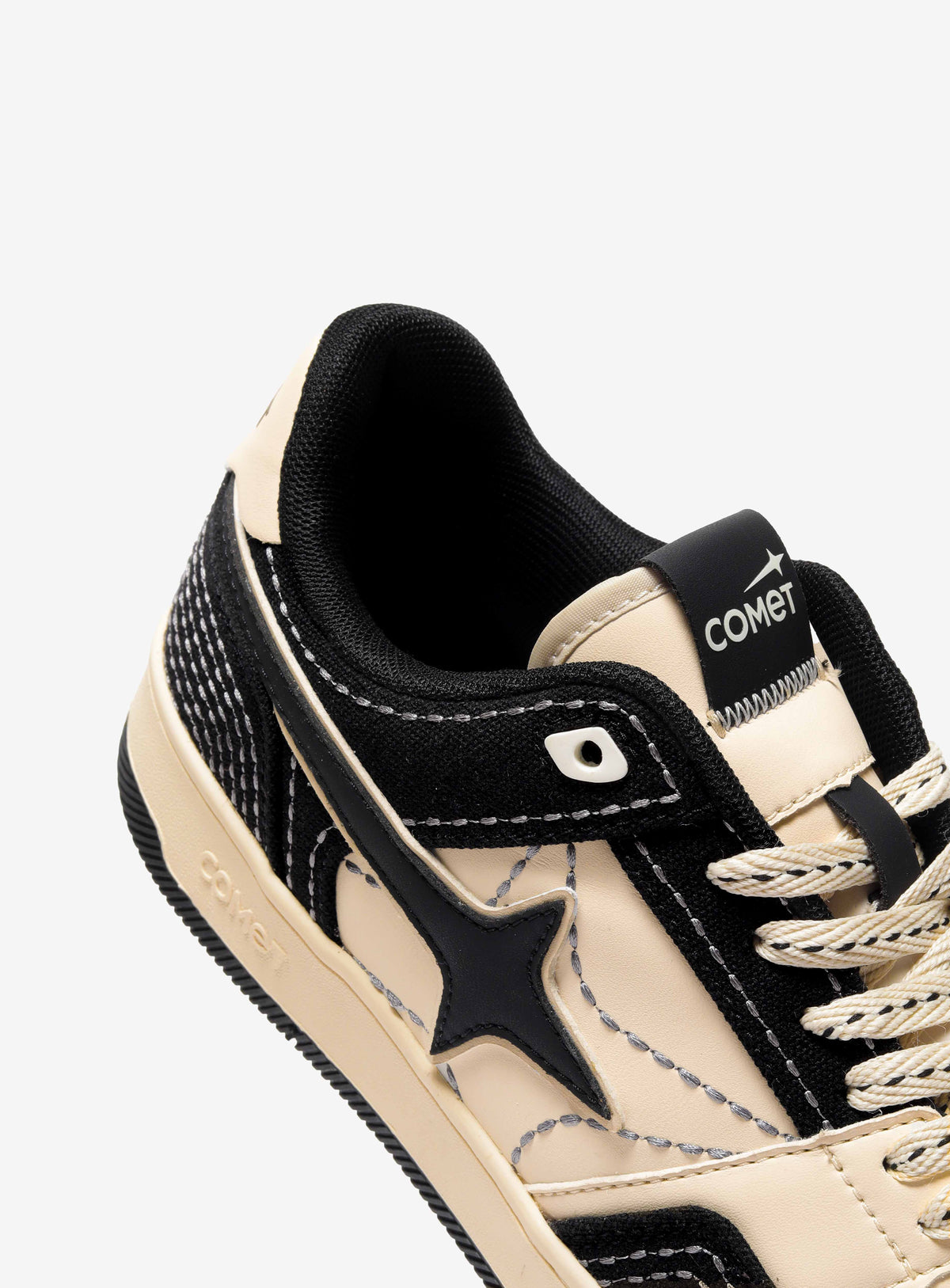 Comet X Lows Piano Black Sneakers