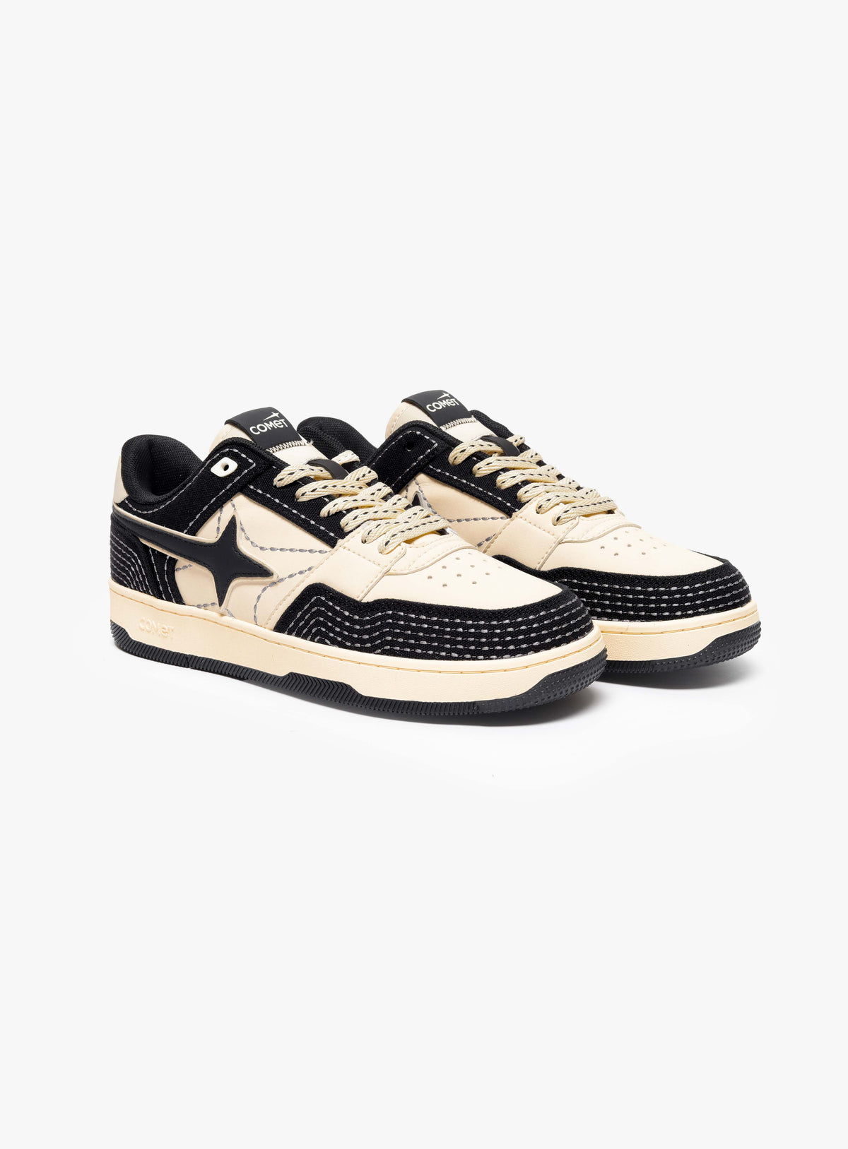 Comet X Lows Piano Black Sneakers