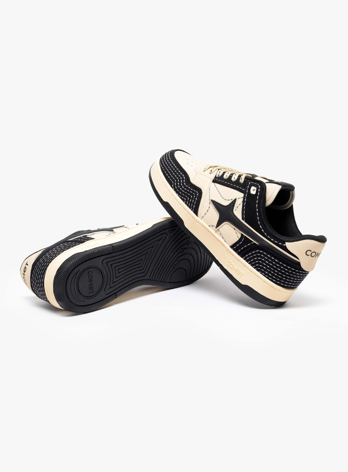 Comet X Lows Piano Black Sneakers