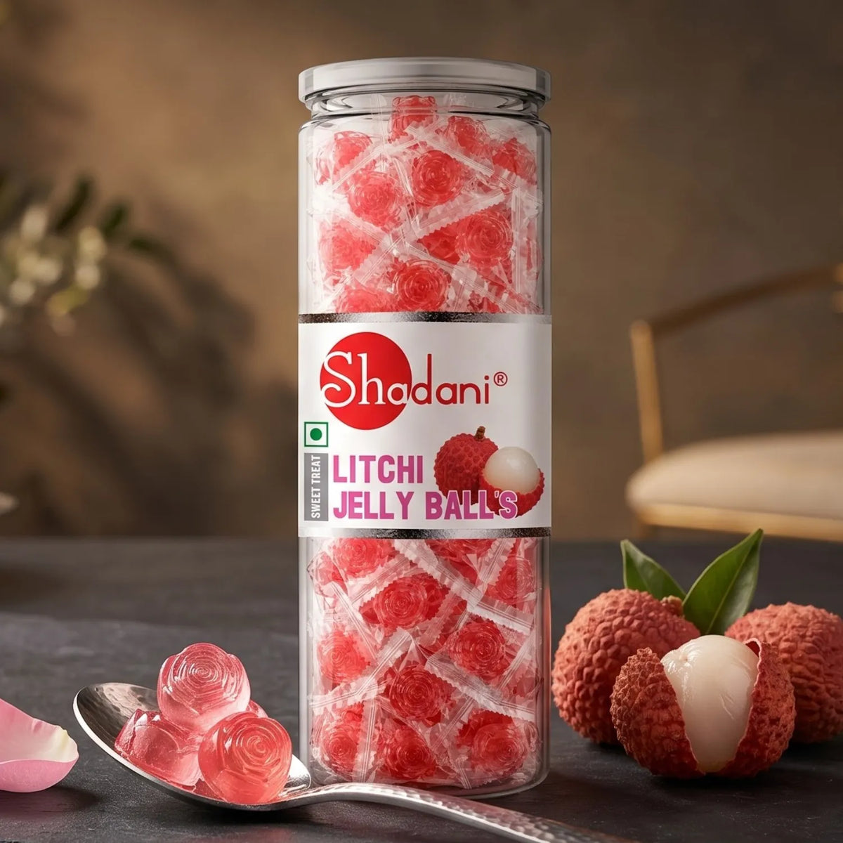 Shadani Litchi Jelly Balls 160g