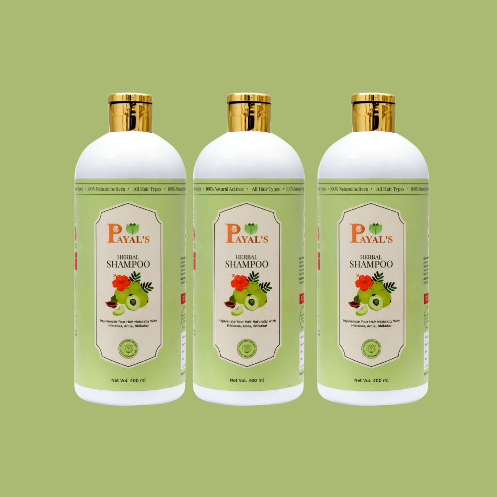 payal-herbals PAYAL'S HERBAL SHAMPOO COMBO product front view buy online