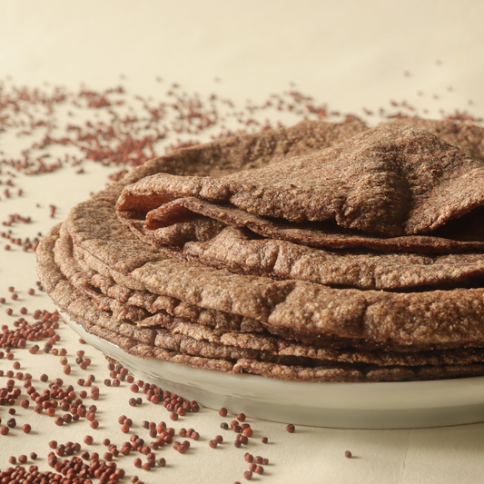 Nutty Yogi Sprouted Cinnamon Ragi Pancake Mix 400g Fiber Rich Gluten Free Help to Digest Easily Pancake Mix
