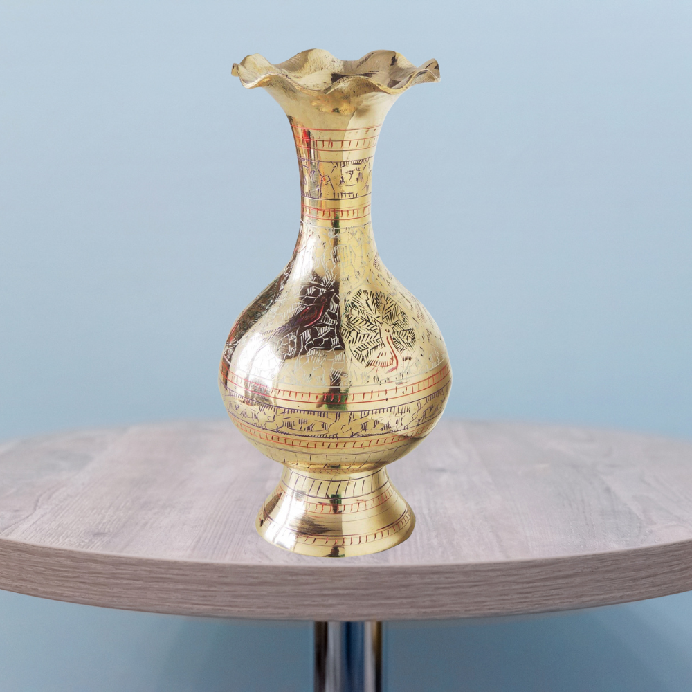 Brass Flower Pot 0.76Kg - PUSHMYCART