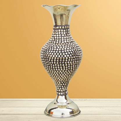 Brass Beads Flower Pot 0.575Kg - PUSHMYCART
