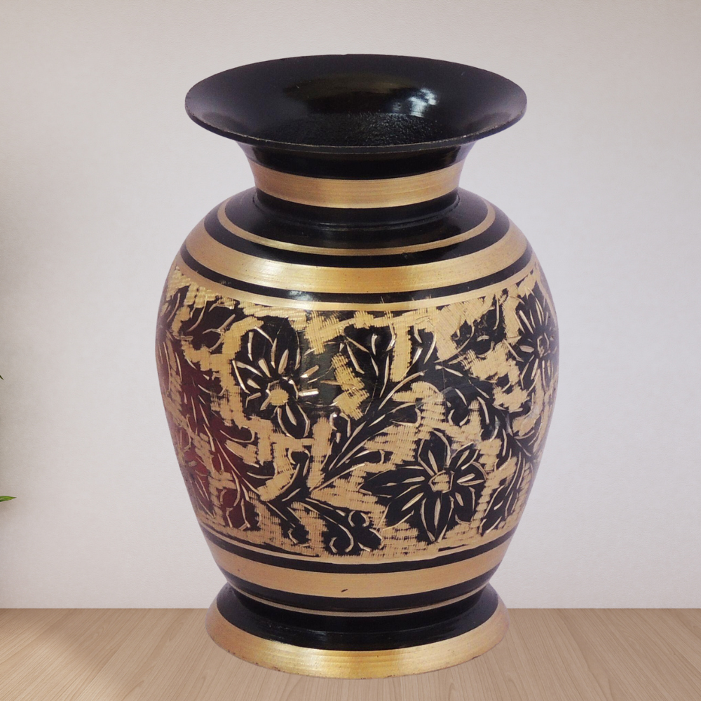 Brass Flower Pot Vase 0.21Kg - PUSHMYCART