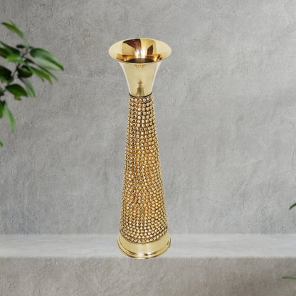 Brass Flower Pot Vase 0.64Kg - PUSHMYCART