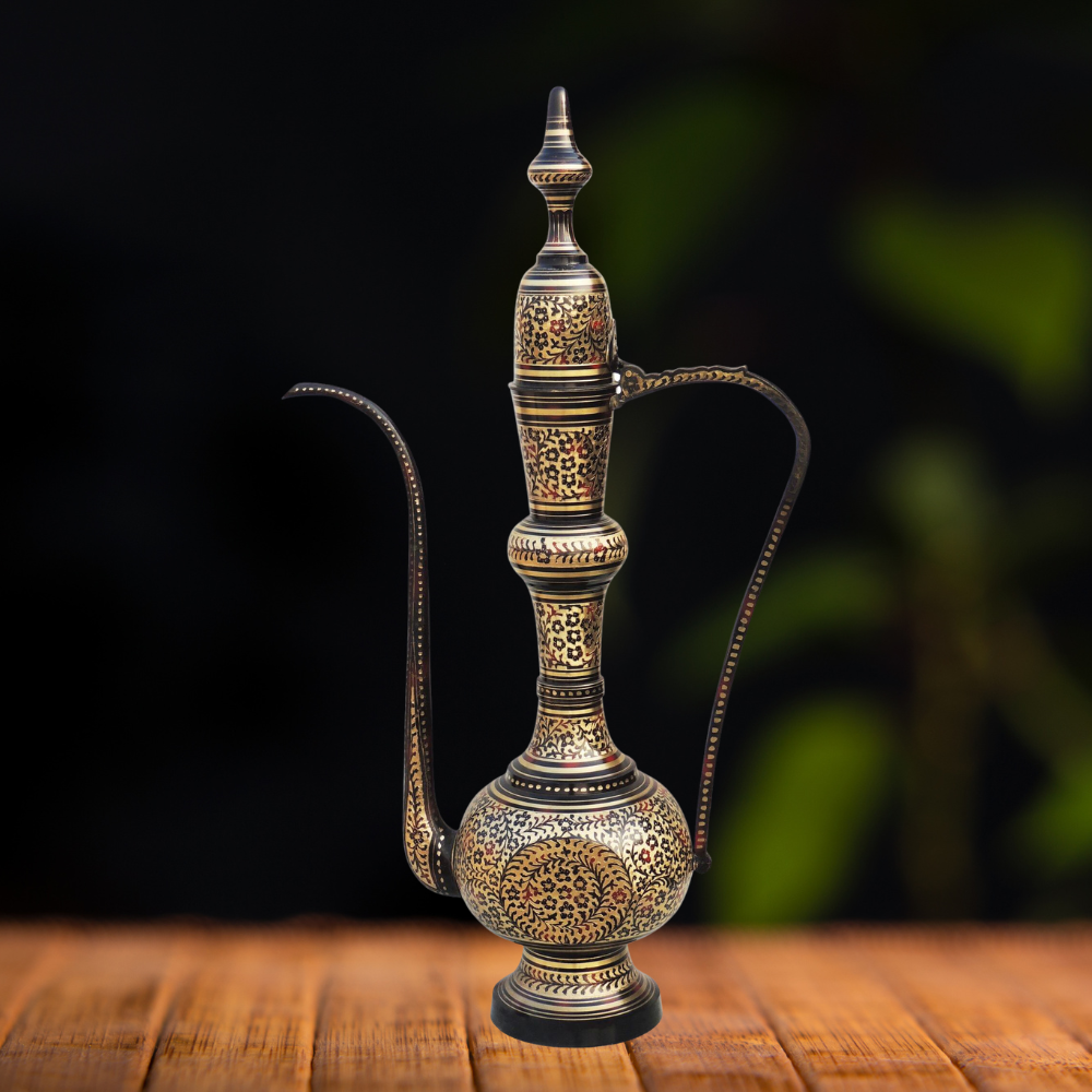 Brass Surahi Aftaba 9.94Kg - PUSHMYCART