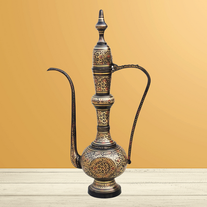 Brass Surahi Aftaba 9.94Kg - PUSHMYCART