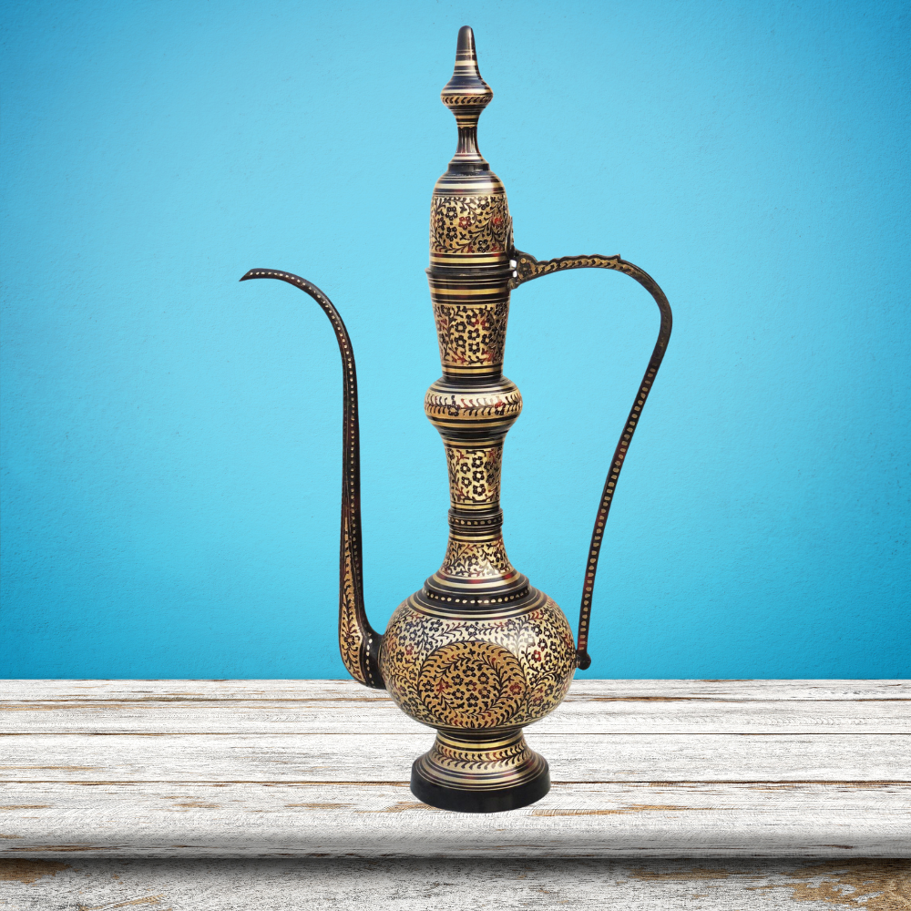 Brass Surahi Aftaba 9.94Kg - PUSHMYCART
