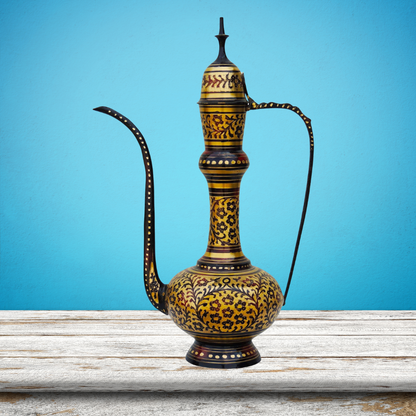Brass Aftaba Surahi 2.26Kg - PUSHMYCART