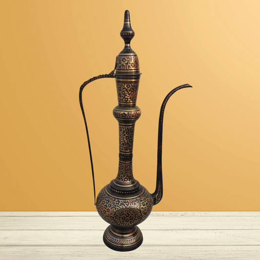 Brass Surahi Aftaba 6.26Kg - PUSHMYCART